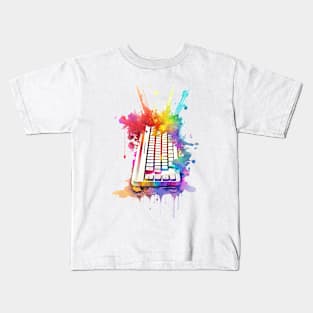 Colourful Keyboard - I love programming Kids T-Shirt